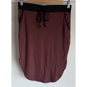 May Pink Striped Skirt Maroon Black Midi Pencil Wrap Mini Women Straight